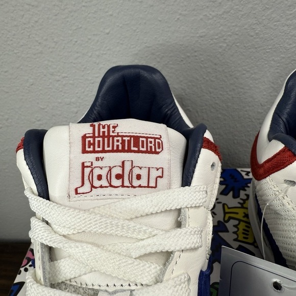 jaclar Shoes Sneakers Trainers JA-7525 Courtlord Blue/White Size 10.5 Retro NEW‎ main image 6